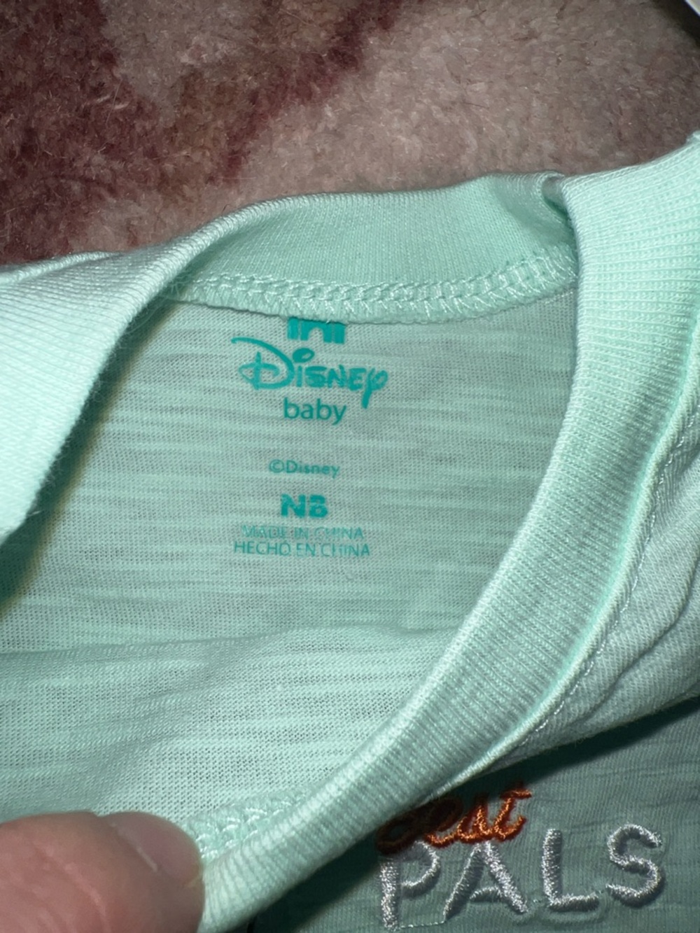 NEW Disney Mint Green "Best Pals" Character Short Matching Set - Picture 4 of 11